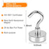 MIKEDE Heavy Duty Magnetic Hooks, 28Lbs Neodymium Magnets, 10Pcs Strong Hooks for Refrigerator, Grill, Toolbox, Storage