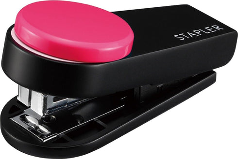 Max HD-10XS/P Portable Stapler, Color Gimmick, 10 Pieces, Pink