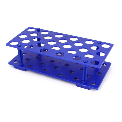 uxcell Laboratory Plastic 28 Hole Centrifugal Tube Rack Holder, 15ML, 17mm Dia
