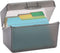 BTSKY 1 Pack 4 x 6 inch Index Card Box, Notecard Holder, Recipe Card Box, Plastic Storage Organizer for Filling Index
