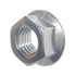 BCP Fasteners 40 Pack 3/8-16 (BCP271) Zinc Plated Serrated Flange Hex Lock Nuts
