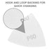 60 Grit Triangular Multitool Sandpaper, 80mm Wood Sanding Paper, Pack of 20