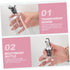 LIFKOME 1set Set Glass Mouthwash Dispenser Bathroom Decor Boys and Girls Mouthwash Hotel Supplies