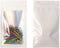 IRTGFHJE Flat Lock Bags 100PCS Aluminum Foil Window Zipper Storage Bag DIY Matcha