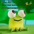 CQDAKET Dimmable, Frog Night Light for Kids, Rechargeable Bedside Touch Lamp, with Timer, Soft Silicone Nursery Night