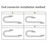 2pcs 39.3 inch Carrier Drag Chain Cable, Black Open Type for CNC Router Mill and 3D Printer, Includes Connectors and