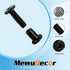 MewuDecor M6 70mm 5 Sets x Socket Cap Furniture Bolts with Barrel Nuts for Furniture Cots Beds Crib and Chairs, Carbon