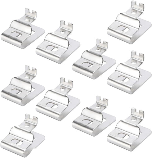 10PCS Replacement Belt Clip Hook Kit, Stainless Steel Drill Tool Clips with Screws for Dewalt 20V Power Tools