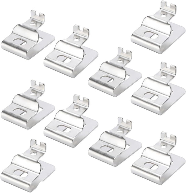 10PCS Replacement Belt Clip Hook Kit, Stainless Steel Drill Tool Clips with Screws for Dewalt 20V Power Tools