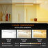 Control,2 Pack Dimmable Closet Counter 20CM) Under Cabinet Lights Remote Magnetic Lights,USB Rechargeable Wireless LED