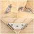 (50 350 Stainless Steel L Brackets for Wood Heavy Duty Corner Bracket, Angle Bracket, Corner Brace, L Brackets