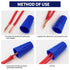 Eagles 100Pcs Twist on Wire Connectors - Blue #20 - #18 AWG Wire Cap Bulk with Spring Inserted, Easy Screw on Caps