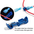 haozher 108 (22-10 Pcs T-Tap Wire Connectors Kit, Quick Splice Self-Stripping Electrical Wire Terminals for Speaker Car