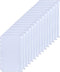 HAUTOCO 15PCS A6 Binder Pockets - 6-Hole Budget Envelopes Planner Inserts for A6 6-Ring Binders, Clear PVC Zipper Pouch