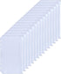 HAUTOCO 15PCS A6 Binder Pockets - 6-Hole Budget Envelopes Planner Inserts for A6 6-Ring Binders, Clear PVC Zipper Pouch