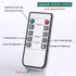 Set 2 (3x9 inch) Dimmable volnyus Flameless Candles of Flickering LED Wax Candles Battery Operated with Remote Control
