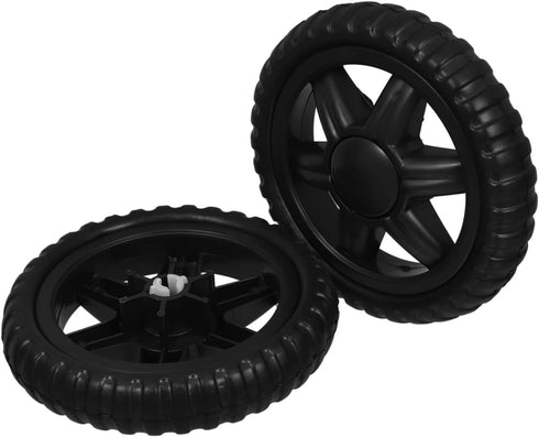 2pcs Rubber Shopping Cart Wheels Replacement Wheels for Groceries Stroller Industrial Casters