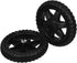 2pcs Rubber Shopping Cart Wheels Replacement Wheels for Groceries Stroller Industrial Casters