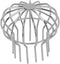 Garosa Roof Floor Drain, Stainless Steel Outdoor Anti Blocking Line Cap, Round Floor Net Cover, Gutter Guard