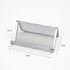 Jowxsx Metal Mesh Business Card Holder, Black Office Card Collection Organizer for Desk Storage