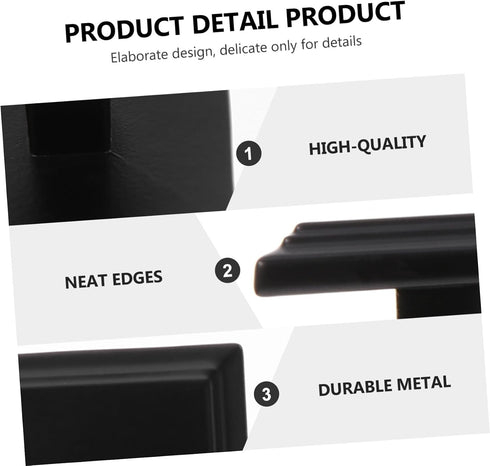 4pcs Gadpiparty Modern Simple Design Door Handle Drawer Handle Multipurpose Knobs for Cabinet Bedside Table