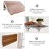 2pcs LALAFINA Stainless Steel Folding Triangle Brackets Heavy Duty Wall Mounted Shelf Support for Shelves Benches