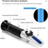 VGVGV 0-80% Brix Refractometer, Handheld Alcohol Refractometer Liquor Alcohol Content Tester Wine Concentration Tester