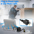 35W 3500lm 5.9FT IP66 6000K 2 Pack Ceena Plug in LED Flood Lights Outdoor, Super Bright LED Work Light with Plug