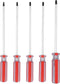 T15 T20 T25 T27 T30 Torx Screwdriver Set, 6inch Magnetic Driver Star Bit for Computer Repairing