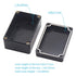 Zulkit Junction Box, IP65 Waterproof Outdoor Project Box, Black ABS Plastic Electrical Enclosure 3.94 x 2.68 x 1.97