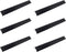 LC LICTOP 6pcs Black Mount Finger Edge Pull, 350mm/13.78" Concealed Handle for Home Kitchen Door, Hole Distance: