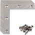 Stainless Steel L Shape Flat Corner Brace Bracket for Wood, Metal Fixing