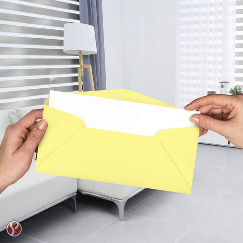 Canary Premium Pastel #10 Business Envelopes - 4 1/8 x 9 1/2 Inches - 50 per Pack