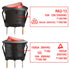 Round Rocker Switch ON-Off SPST, 3 Terminals Red Light, 10A 250VAC, 5 Pack.