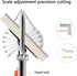 Miter Shears, Multifunctional Quarter Round Cutting Tool with 2 Replacement Blades