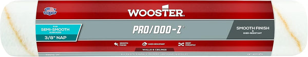Wooster RR642-14 Paint Roller Cover, 14-Inch, White