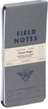 Field Notes Front Page 2-Pack of Reporter's Notebooks - 3.75" x 8"