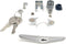 Keys22 T-Handle Accordion Shutter Lock Kit, Includes 2 Matching Keys