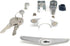 Keys22 T-Handle Accordion Shutter Lock Kit, Includes 2 Matching Keys