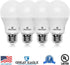 Great Eagle A19 LED Light Bulb, 9W (60W Equivalent), UL Listed, 2700K Warm White, dimmable, Standard Replacement (4 Pack) by Great Eagle Lighting Corporation