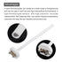 MECCANIXITY K Type Ceramic Kiln Furnace Probe Thermocouple Sensor for Muffle Oven, High Temperature -50 to 1300°C