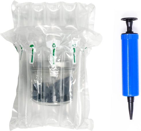 Innovative Haus Pack of 25 Inflatable Air Pillow Pouch Protectors with Free Pump for Heavy Duty Packing Supplies