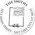Personalized PSI Utah Sweet Home Pre-Inked Address Stamper - Custom Mail Address Stamp for Thank You Cards, Invitations