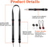 198 lbs 0.78 Inch Camera Strap Compatible for Peak Design Quick Release - Adjustable Length Load Capacity Quick
