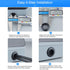 Fielect 180Pcs Rubber Grommet Assortment Kit, Firewall Wiring Gasket for Automotive, Plumbing, and PC Hardware