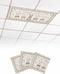 Velvessentia Fluorescent Light Covers for Ceiling Lights 3 Pack, Happy Easter Magnetic Classroom