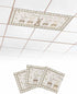 Velvessentia Fluorescent Light Covers for Ceiling Lights 3 Pack, Happy Easter Magnetic Classroom