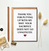VLPGifts Thank You For Putting Up With My Shit Card - Witty Bday Message Card - Valentine Card For Boyfriend