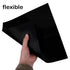 Black Flexible Plastic Board Sheet, 8.5" x 11" (.020 Thick) Styrene Sheet for Modeling Projects, Displays, Crafts