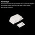 PATIKIL Alumina Ceramic Sheet Cooling Pad, 100pcs 3.8mm Hole High Hardness for MOS Transistor